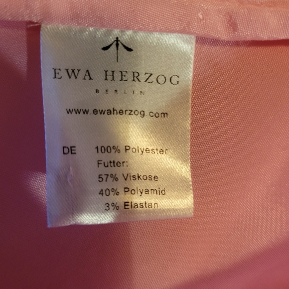EWA HERZOG Designer Pink Multi Layer Tulle Dress Final Discount - Picture 12 of 12